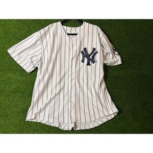 2019 Super Rare New York Yankees x UConn Huskie Pinstripe Baseball Jersey SGA XL